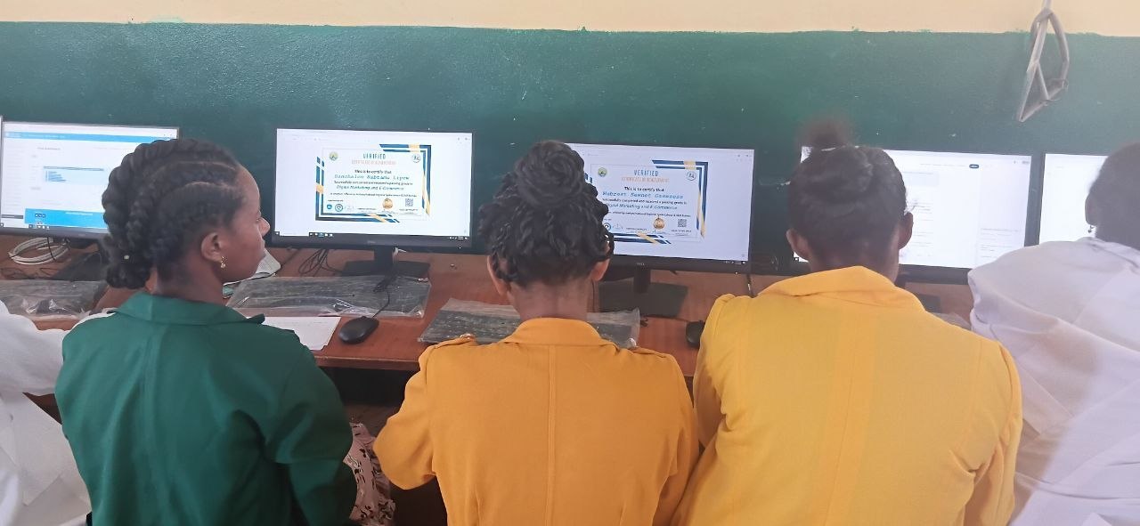 DMPTC Trainees are certified in Digital Amhara training.